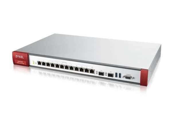 Zyxel ZyWALL ATP700 - Sikkerhetsapparat - med 1-års Gold Security Pack - 12 porter - 1GbE - H.323, SIP - 1U - skystyring - rackmonterbar