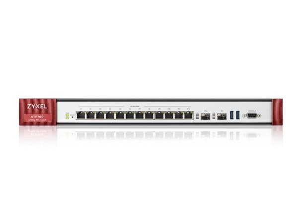 Zyxel ZyWALL ATP700 - Sikkerhetsapparat - med 1-års Gold Security Pack - 12 porter - 1GbE - H.323, SIP - 1U - skystyring - rackmonterbar