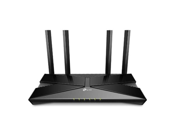 TP-Link Archer AX20 - Trådløs ruter 4-portssvitsj - 1GbE - Wi-Fi 6 - Dobbeltbånd
