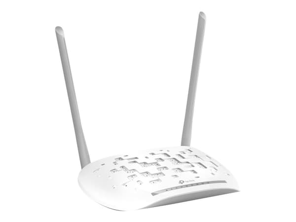 TP-Link TD-W8961N - Trådløs ruter - DSL-modem 4-portssvitsj - Wi-Fi - 2,4 GHz Grå, Hvit