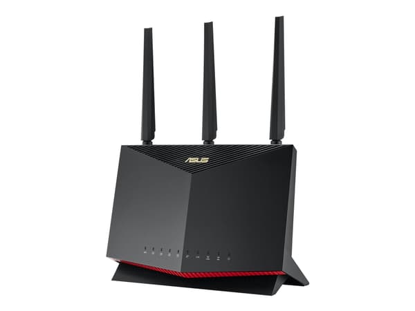 ASUS RT-AX86U - Trådlös router 4-ports-switch - 1GbE, 2.5GbE - WAN-portar: 2 - Wi-Fi 6 - Dubbelband