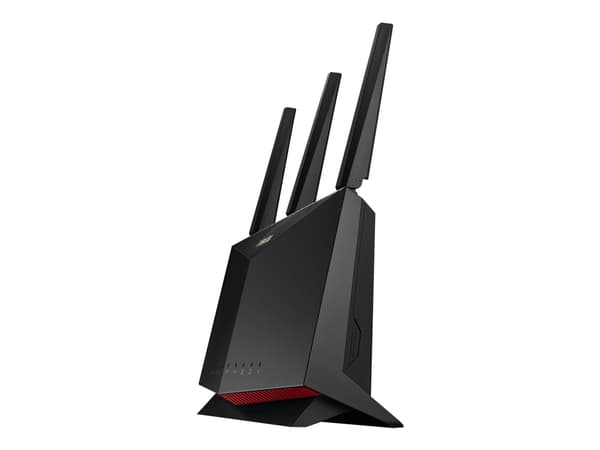 ASUS RT-AX86U - Trådlös router 4-ports-switch - 1GbE, 2.5GbE - WAN-portar: 2 - Wi-Fi 6 - Dubbelband
