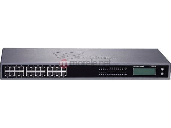 Grandstream GXW4224 - VoIP-telefonadapter - 24 porter - GigE tale-/fakskort - Analoge porter: 24 - 1U - Rackmonterbar
