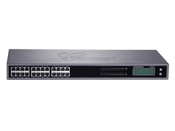 Grandstream GXW4224 - VoIP-telefonadapter - 24 porter - GigE tale-/fakskort - Analoge porter: 24 - 1U - Rackmonterbar
