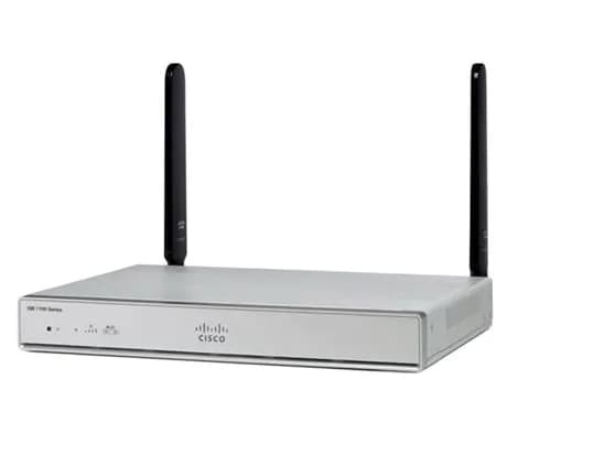 Cisco Integrated Services Router 1121 - Ruter 4-portssvitsj - 1GbE - WAN-porter: 2