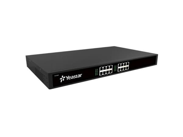 Yeastar TA Series TA1600 - VoIP-gateway - 16 porter - 100Mb LAN - skystyring - stasjonær / stativmonterbar