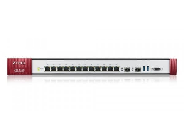 Zyxel ZyWALL USG FLEX 700 - Brannvegg - 12 porter - 1GbE - 1U - skystyring - rackmonterbar