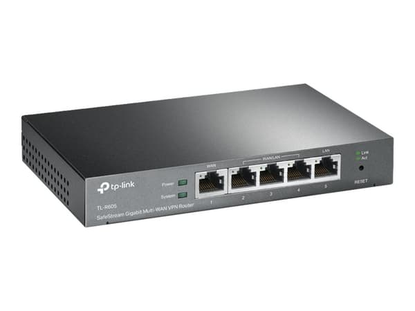 TP-Link Omada TL-R605 - Router - 4-ports-switch - GigE Svart
