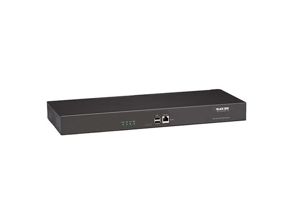 Black Box Secure Serial Server Cisco Pinout - Konsolserver - 16 portar - 100Mb LAN, RS-232 - 1U