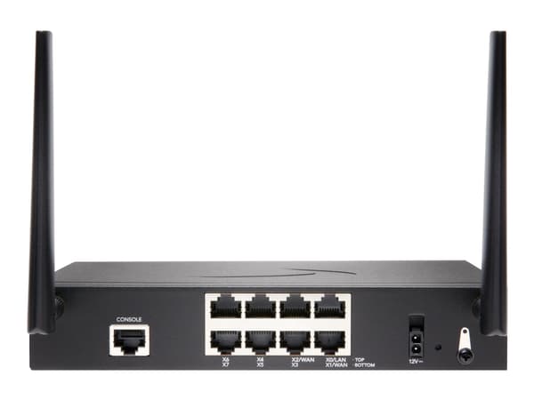 SonicWall TZ270W - Essential Edition - säkerhetsfunktion - med 1 års TotalSecure - 1GbE - Wi-Fi 5 - 2.4 GHz, 5 GHz - skrivbord