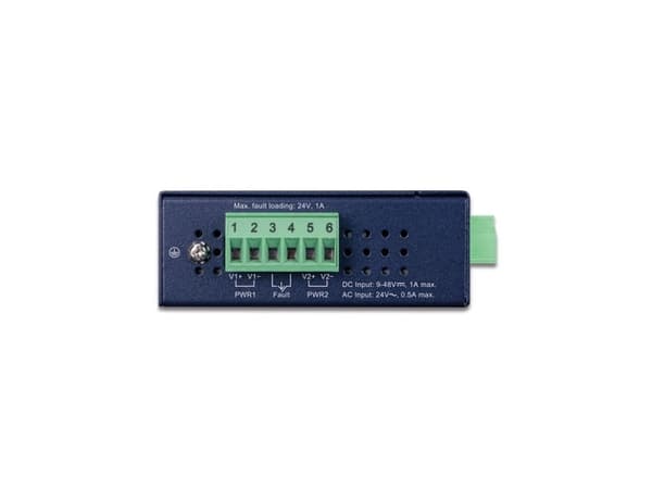 PLANET IMG-2100T, Blå, DIN-skinne/veggmontering, IP30, FCC 15 A, CE A, RoHS, 10,100 Mbit/s, IEEE 802.3, IEEE 802.3u