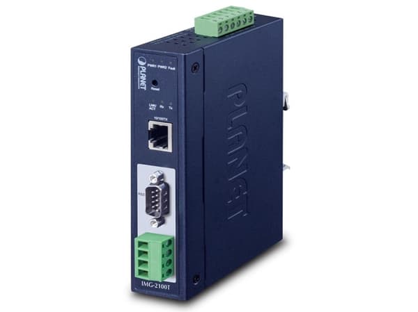 PLANET IMG-2100T, Blå, DIN-skinne/veggmontering, IP30, FCC 15 A, CE A, RoHS, 10,100 Mbit/s, IEEE 802.3, IEEE 802.3u