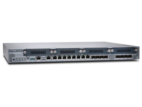 Juniper Networks SRX345 Services Gateway - Sikkerhetsapparat - 16 porter - 1GbE, HDLC, Frame Relay, PPP, MLPPP, MLFR - front til bakside-luftflyt - 1