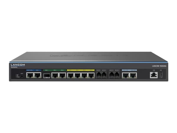 LANCOM 1926VAG - Ruter - ISDN/DSL 6-porters svitsj - 1GbE, PPP - VoIP-telefonadapter - rackmonterbar