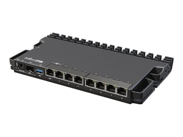 MikroTik RB5009UG+S+IN - Ruter 2.5GbE, 10GbE - rackmonterbar Sort