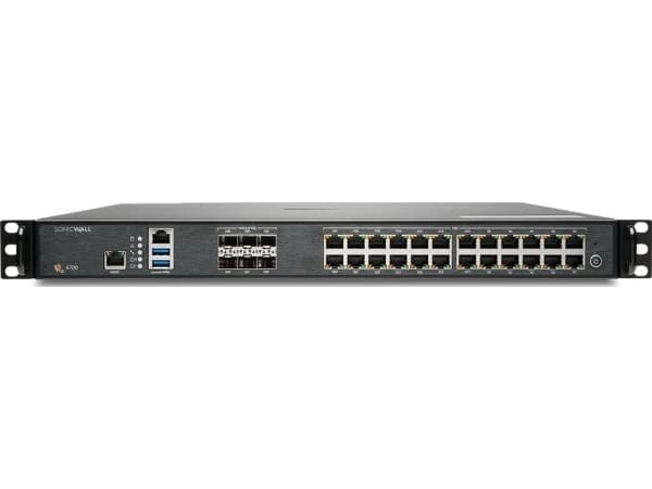 SonicWall NSa 4700 - Korkean saatavuuden järjestelmä - Tietoturvalaitteet - 10 GigE, 5 GigE, 2,5 GigE - 1U - telineasennettava