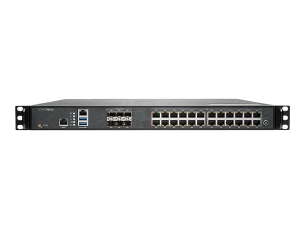 SonicWall NSa 4700 - Korkean saatavuuden järjestelmä - Tietoturvalaitteet - 10 GigE, 5 GigE, 2,5 GigE - 1U - telineasennettava