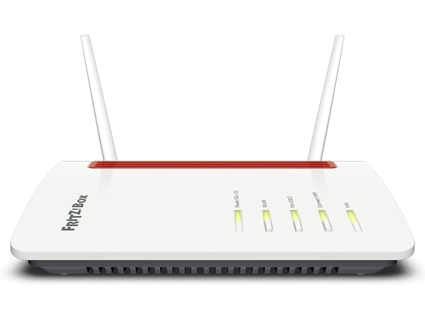 FRITZ!Box 6850 5G trådløs ruter Gigabit Ethernet Dobbelbånd (2.4 GHz / 5 GHz) Sort, Rød, Hvit