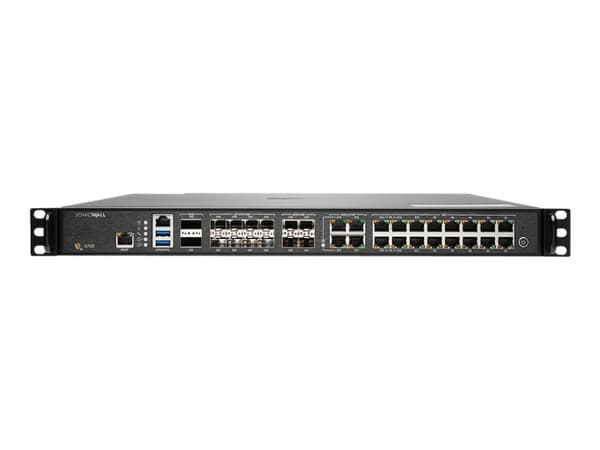 SonicWall NSa 6700 - Korkean saatavuuden järjestelmä - tietoturvalaitteet - 10 GigE, 40 Gigabit LAN, 5 GigE, 2,5 GigE, 25 Gigabit Ethernet - 1U - tel