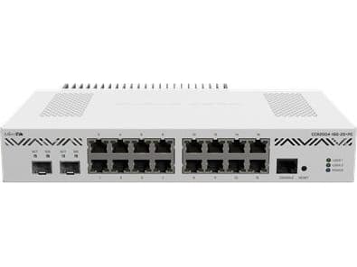 Mikrotik CCR2004-16G-2S+PC, Nopea Ethernet, Valkoinen