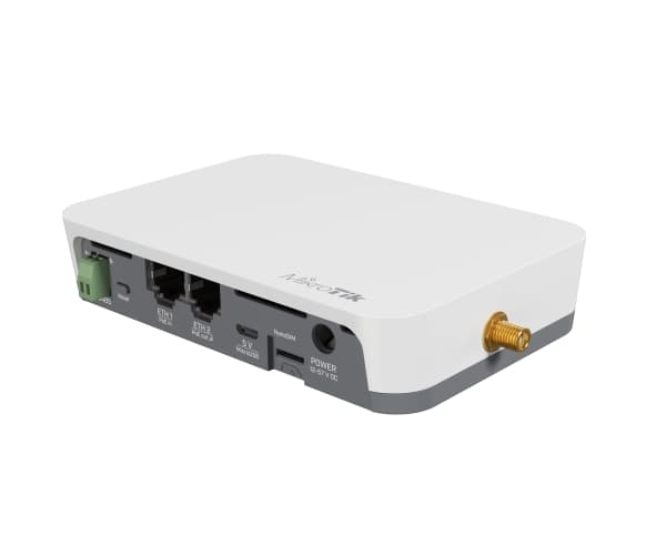 MikroTik KNOT LR8 kit - Gateway - 100Mb LAN - Wi-Fi, LoRaWAN, Bluetooth - 4G - 2.4 GHz - LTE B1/B2/B3/B4/B5/B8/B12/B13/B18/B19/B20/B25/B26/B27/B28/B6