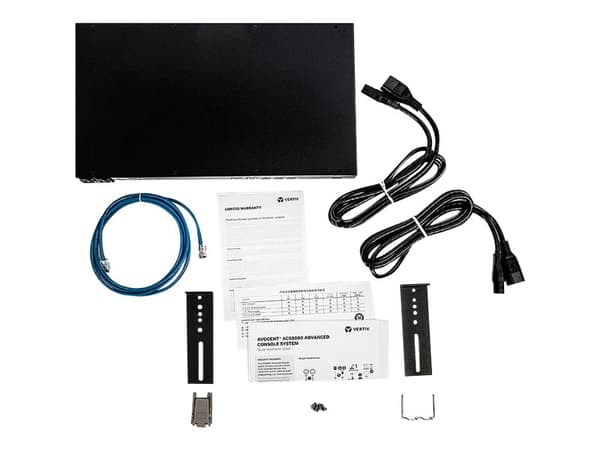 Avocent ACS Advanced Console Server ACS8008MDAC-400 - Konsolserver - 8 portar - 1GbE, RS-232 - 1U