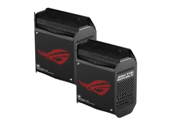 ASUS ROG Rapture GT6 - Wi-Fi-system - (2 rutere) - inntil 5800 kvadratfot - maske 1GbE, 2.5GbE - Wi-Fi 6 - Dobbeltbånd
