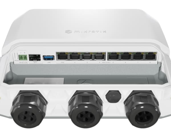 Mikrotik RB5009UPr+S+OUT, 2,5 Gigabit Ethernet, Gigabit Ethernet, Hvit