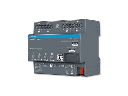 Busch-Jaeger DA/M.4.210.2.11, Grå, DIN-skinne, 4 vifter, IP20, 110 - 230 V, 50/60 Hz