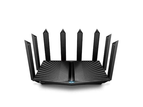 TP-Link Archer AX80, Wi-Fi 6 (802.11ax), Dobbelbånd (2.4 GHz / 5 GHz), Ethernet/bredbåndsforbindelse, Sort, Frittstående router Sort