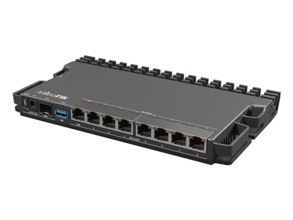MikroTik RB5009UPR+S+IN - Router - 8-port switch - GigE, 2.5 GigE