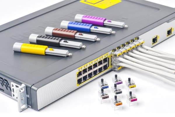 Smartkeeper NC03P1DB Interfaceblok RJ-45 Blå 12 stk (NC03P1DB)