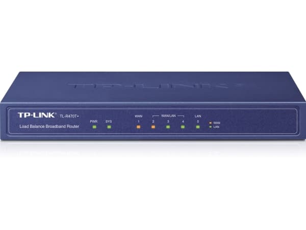 TP-Link TL-R470T+, Ethernet WAN, Rask Ethernet, Svart