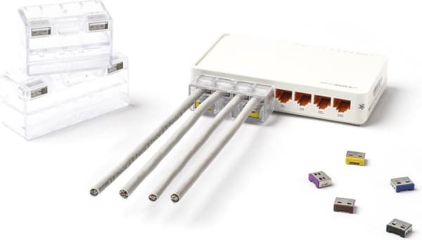 Smartkeeper CSK-NM10/P4 liitäntälohko RJ-45 läpinäkyvä muovi, 1 kpl (CSK-NM10/P4)