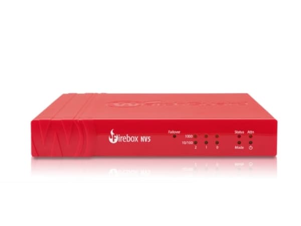 WatchGuard Firebox NV5 - Sikkerhetsapparat - med 5-års standardstøtte - 3 porter - 1GbE - skystyring