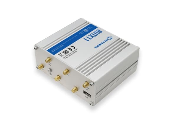 Teltonika RUTX11 - Trådlös router - WWAN 4-ports-switch - 1GbE - Wi-Fi 5 - Bluetooth - DIN-skenmonterbar