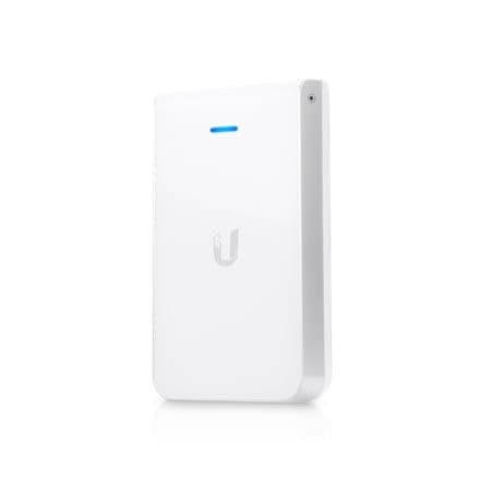 UBIQUITI In-Wall HD; WiFi 5; 6 spatial streams; 90 m² (1,000 ft²) coverage; 200+ connected devices; Powered using PoE/PoE+; (4) GbE ports with (1) PoE