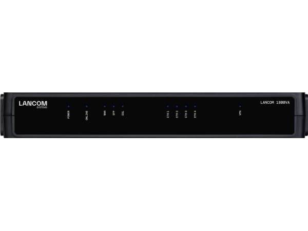 LANCOM 1800VA - Router - DSL-modem 4-ports-switch - 1GbE - WAN-portar: 2 - - för P/N: 60183, 60184, 60185, 60186, 60199, 60200, 60201, 60207, 61418,