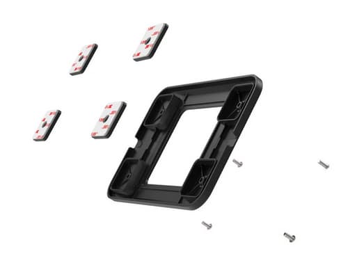 SECURE MOUNTING PLATE/(LG/100MM/VHB) BLACK