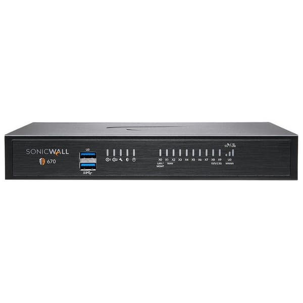Sonicwall Tz670 Secure Upgrade Plus Essential 2 Years Musta