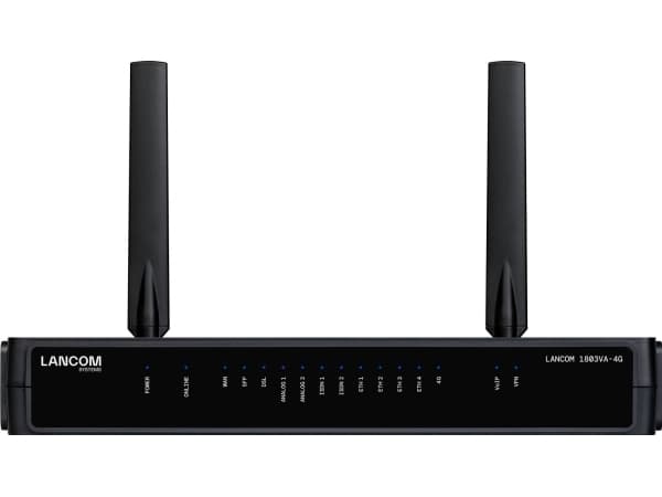LANCOM 1803VA-4G - Trådlös router - VDSL 4-ports-switch - 1GbE - 3G, 4G - VoIP-gateway - väggmonterbar