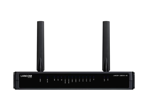 LANCOM 1803VA-4G - Trådlös router - VDSL 4-ports-switch - 1GbE - 3G, 4G - VoIP-gateway - väggmonterbar