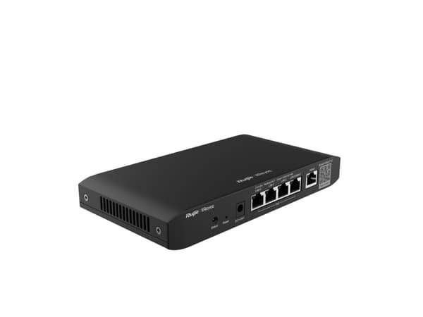 Ruijie Reyee RG-EG105G-P V2 | Router | 5x RJ45 1000Mb/s, 4x PoE+, 54W, 100 användare, molnhantering