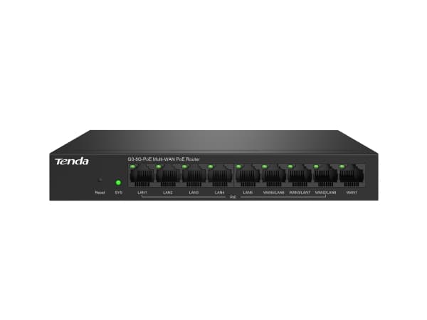 Tenda G0-8G-PoE, Ethernet WAN, Gigabit Ethernet, Lajittelu