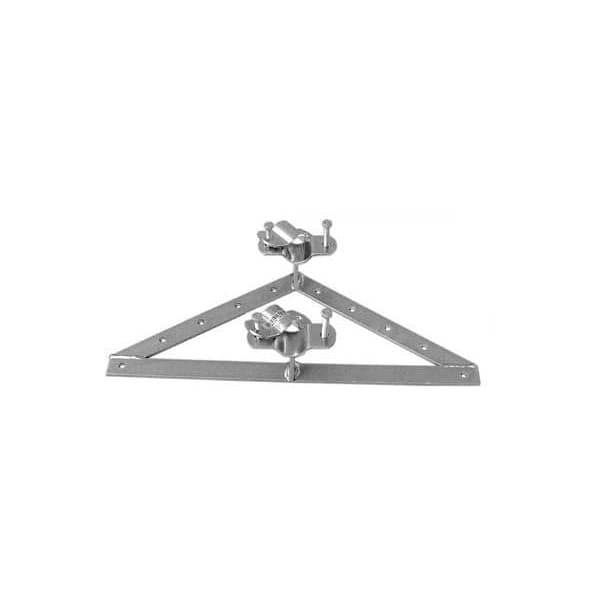 Finnsat elektrogalvaniseret endekappe, 500 x 210 mm