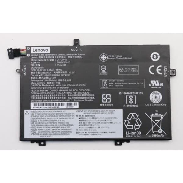Lenovo 01AV465 sisäinen 3C 45 Wh Li-Ion -akku