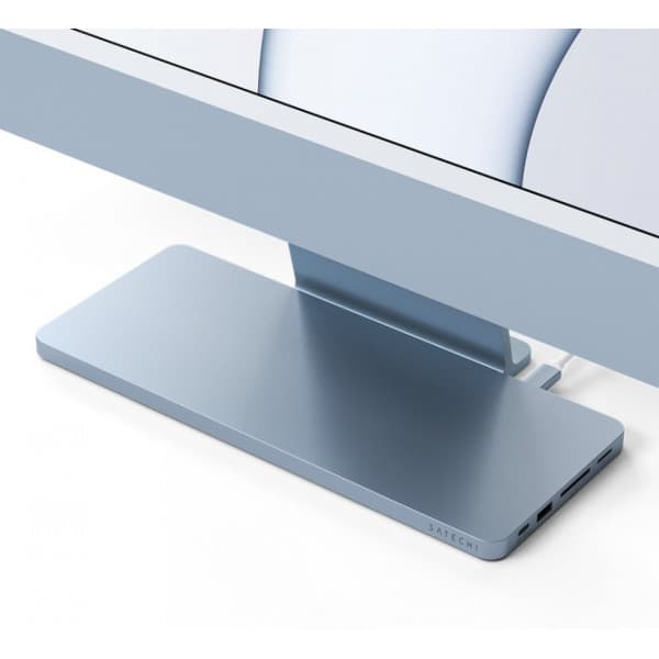 Satechi USB-C Slim Dock för 24-tums iMac - dockningsstation, blå