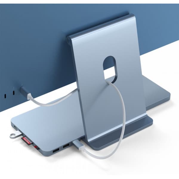 Satechi USB-C Slim Dock för 24-tums iMac - dockningsstation, blå