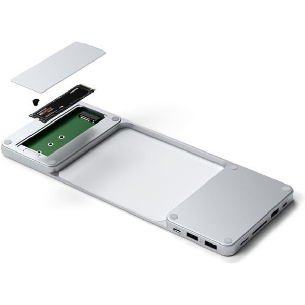 Satechi USB-C Slim Dock för 24" iMac -docka, silver