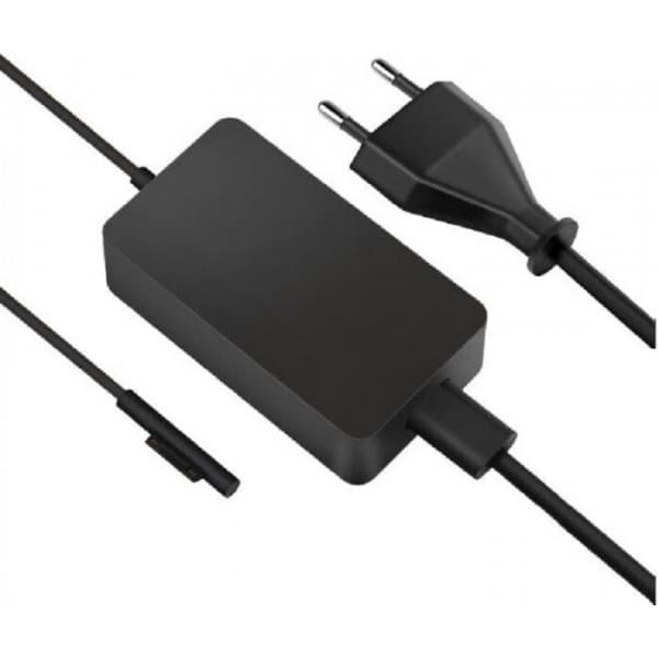 Microsoft Surface Pro 65W -strømforsyning - kommerciel Sort